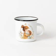Load image into Gallery viewer, Mother&#39;s Day - Watercolor series enamel mug
