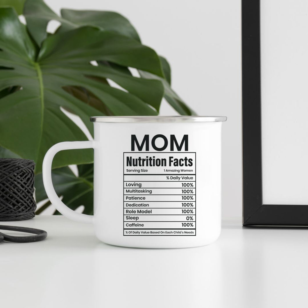 Mom Enamel Mug