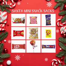 Load image into Gallery viewer, [PERSONALIZED] Santa Mini Snack Sacks

